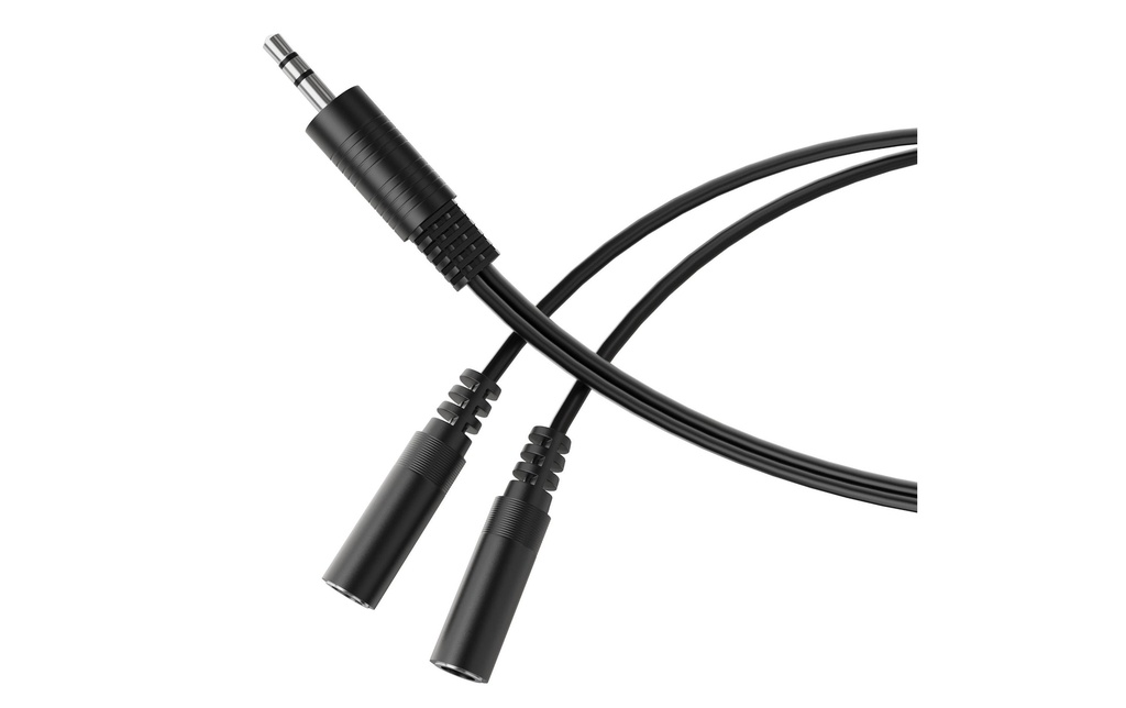 HDSupply Adaptateur audio jack 3,5 mm, mâle - jack 3,5 mm, femelle