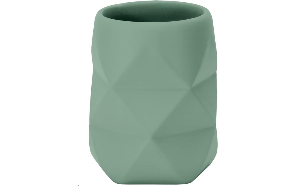 Kleine Wolke Gobelet pour le brossage de dents Crackle Vert olive