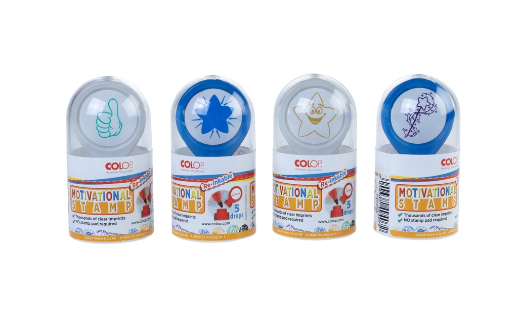 Colop Set de tampons Stamo Design 4 parties