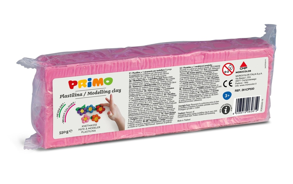 Primo Plasticine 550 g, Rose