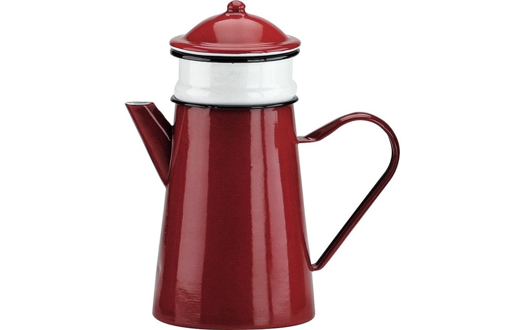Ibili Cafetière filtre Roja 1,5 litre 1.5 l, Noir/Blanc