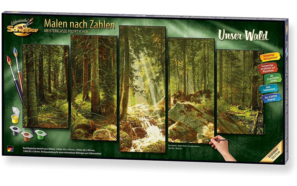 Schipper Peinture avec chiffres Notre forêt