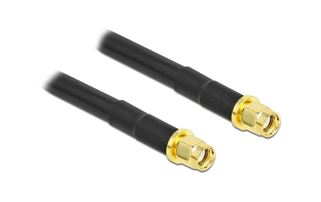 Delock Câbles d’antenne LMR/CFD300 RP-SMA à RP-SMA, 2 m