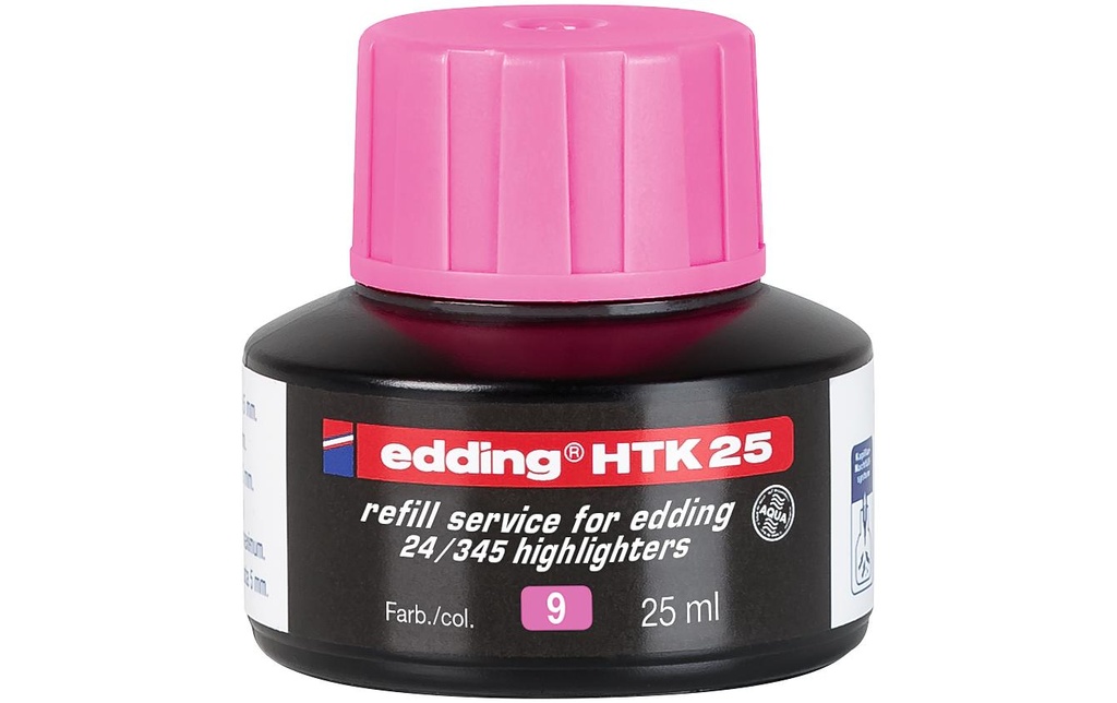 edding Encre de recharge HTK25 25 ml, Rose