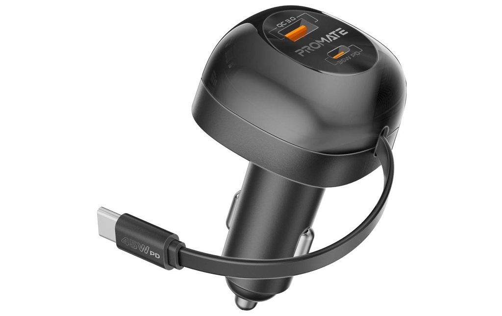 Promate Chargeur de voiture PowerDrive-RC65