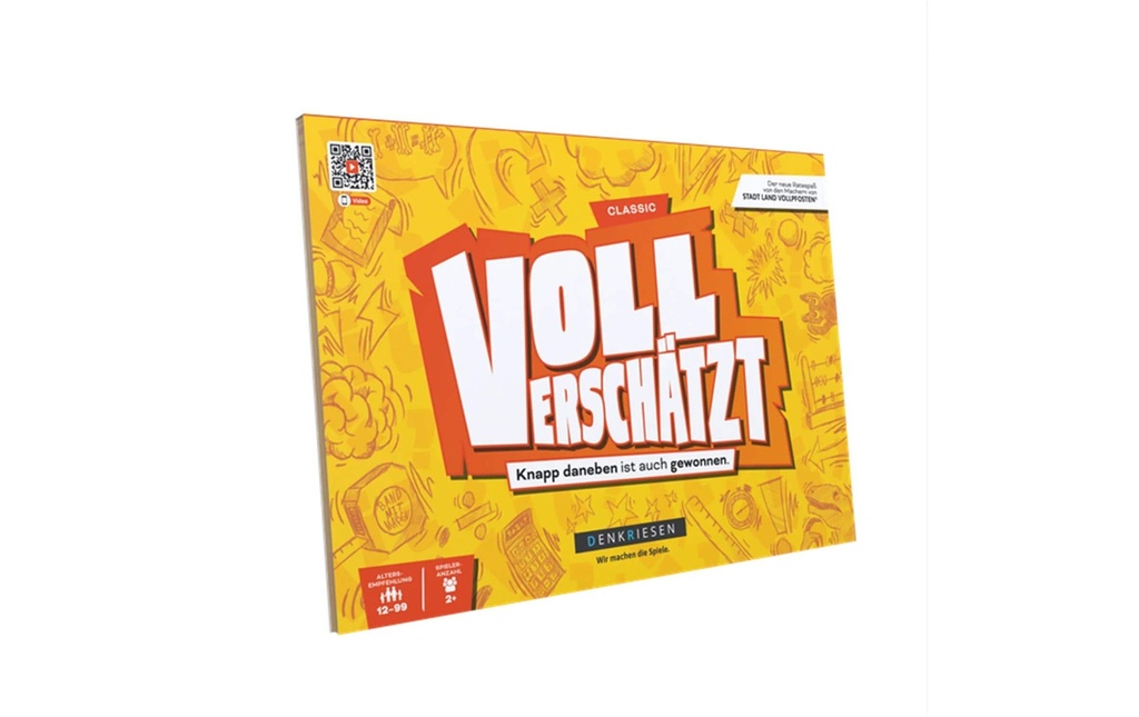 Denkriesen Party game Voll Verschätzt – A4 Block Classic Edition (D)