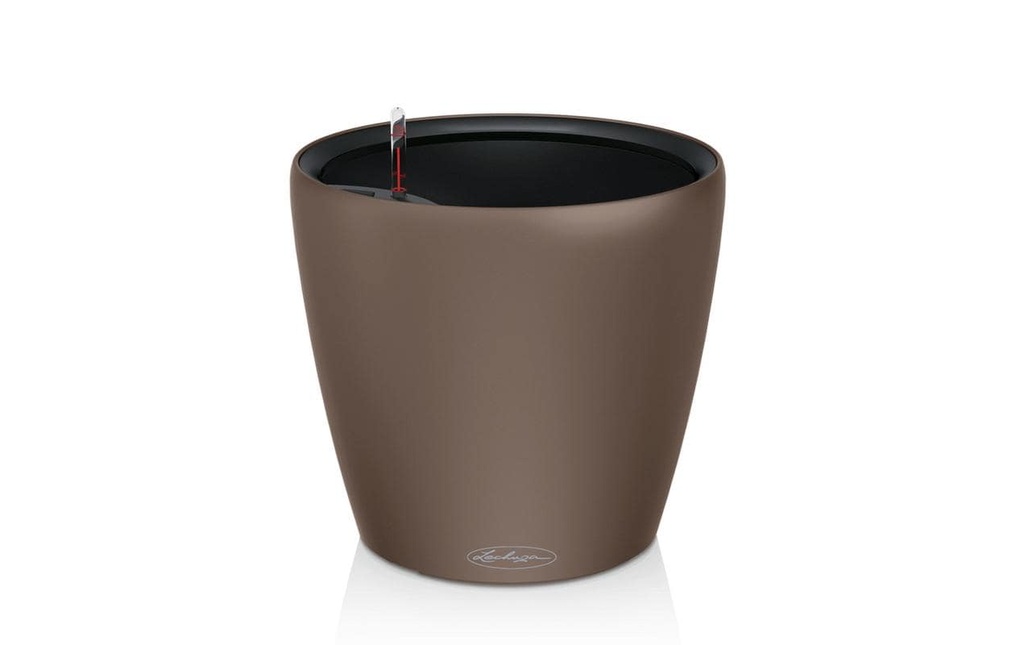 Lechuza Pot à fleur CLASSICO Color LS 21 - kit complet Muscade