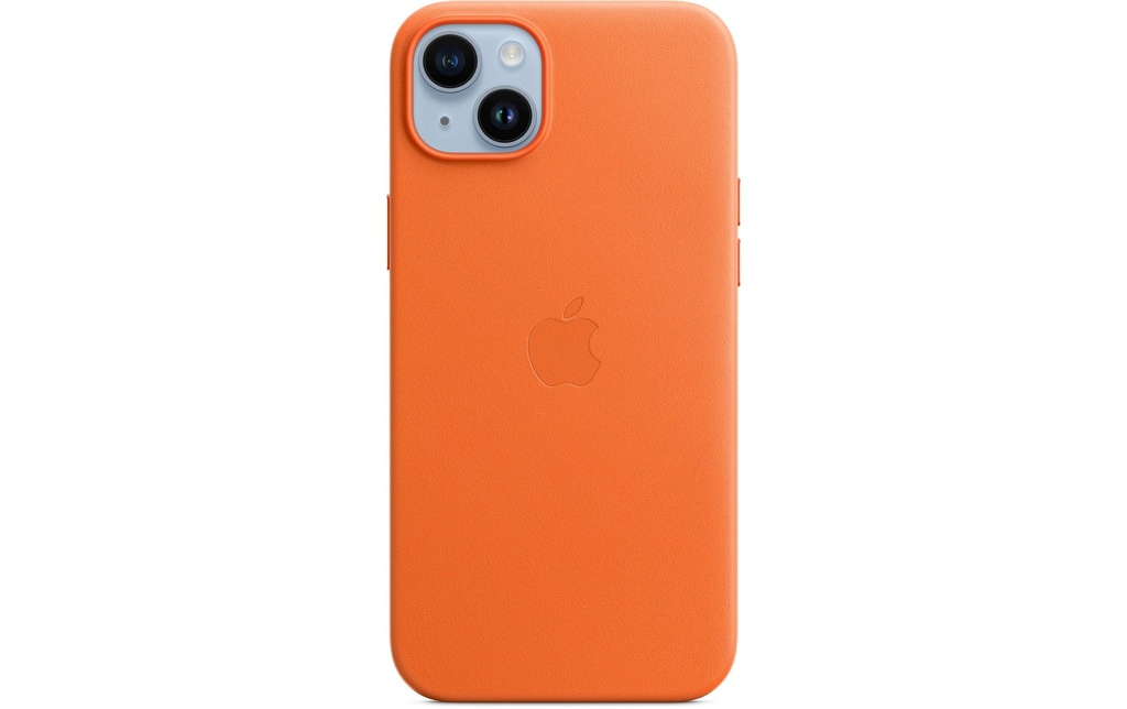 Apple Coque arrière Leather Case avec MagSafe  iPhone 14 Plus