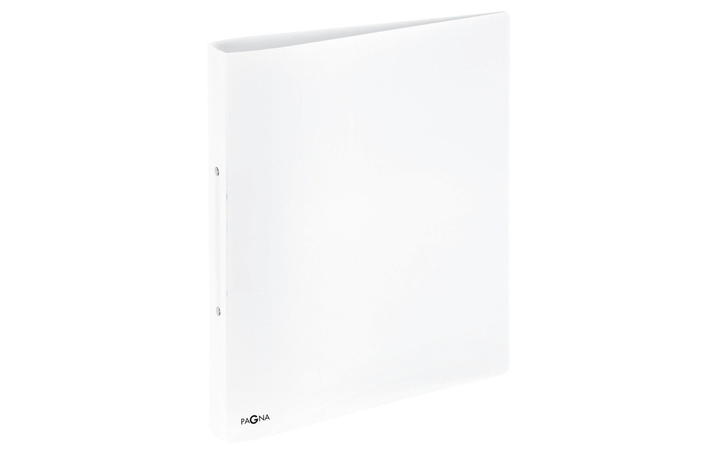 Pagna Classeur à anneaux A4 PP 3.3 cm, Blanc