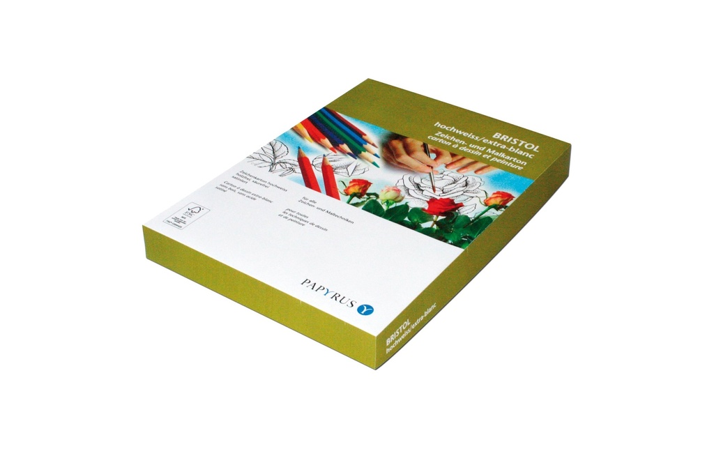 PAPYRUS Bristol A4 240g blanc (250 pces)