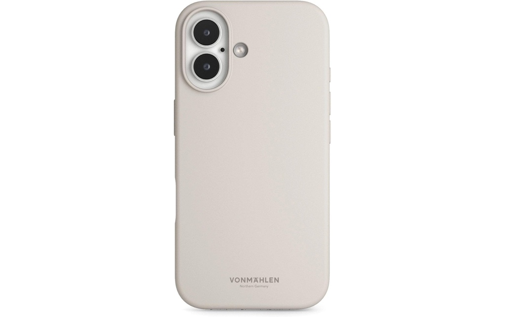 Vonmählen Coque arrière Soft Silicone iPhone 16 Plus Cream