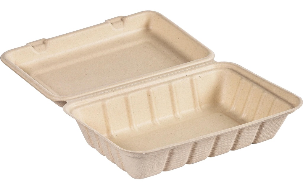 Duni Boîte repas 850 ml brun non divisé, 50 pièces