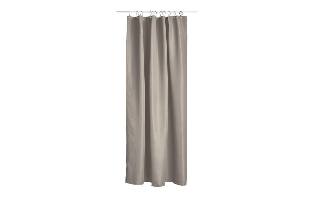 Zone Denmark Rideau de douche Lux 180 x 200 cm taupe