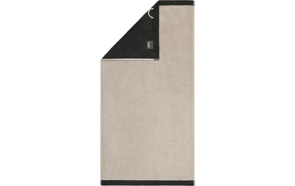 Cawö Serviette Lifestyle Splash 50 x 100, lin/basalte