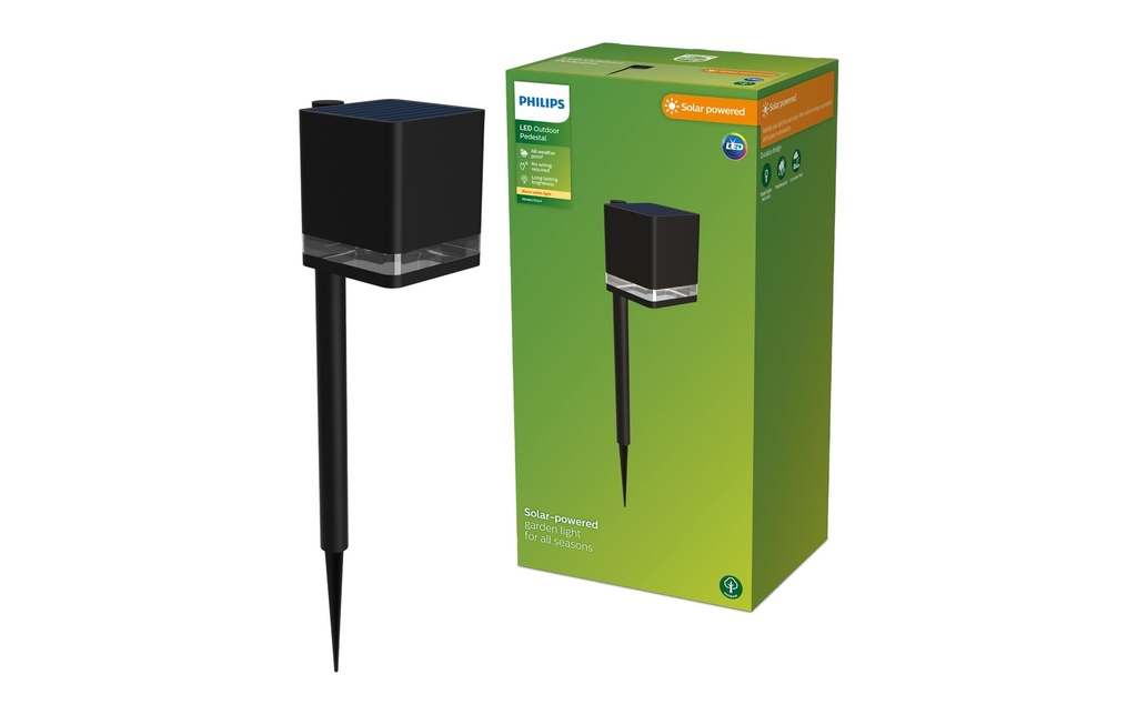 Philips Virona Spiess Solar 1.8W 2700K noir