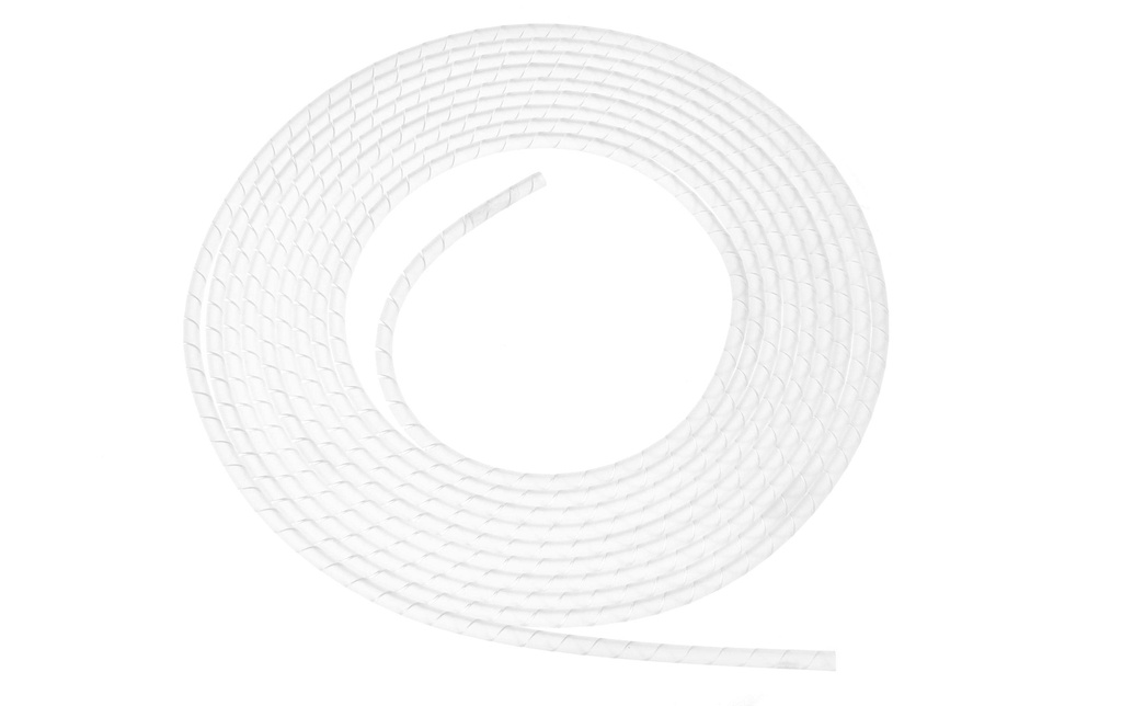 Plica Tuyau en spirale 5 m x 6 mm Blanc brillant