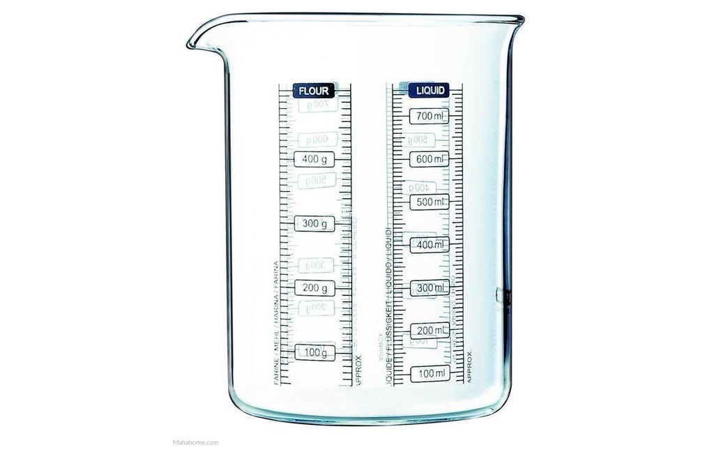 Pyrex Verre mesureur 7.5 dl, Transparent