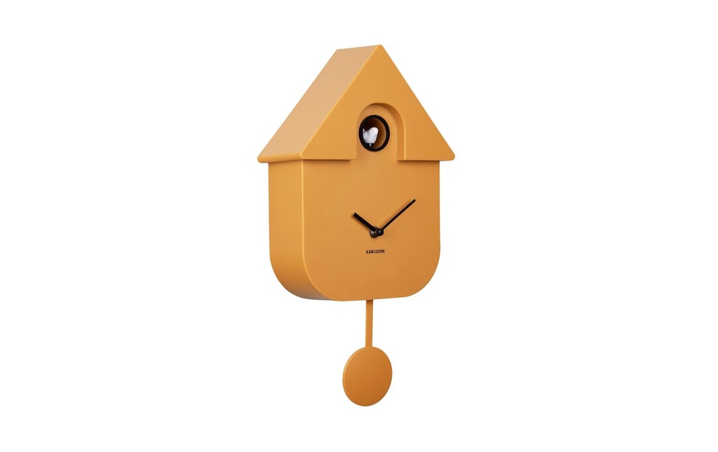 KARLSSON Horloge murale Coucou Ochre Yellow