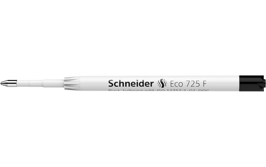 Schneider Mine de crayon Eco 725 F 10 pièces, noir