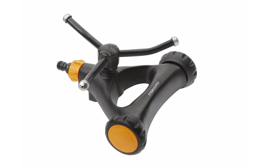 Fiskars Arroseur à impulsions Métal avec roues
