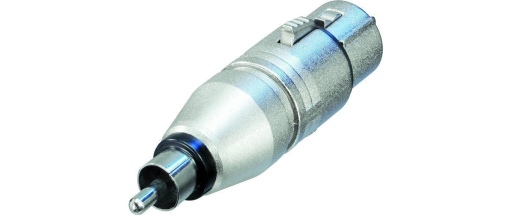 Neutrik Adaptateur audio NA2FPMM XLR 3 pôles, femelle - Cinch
