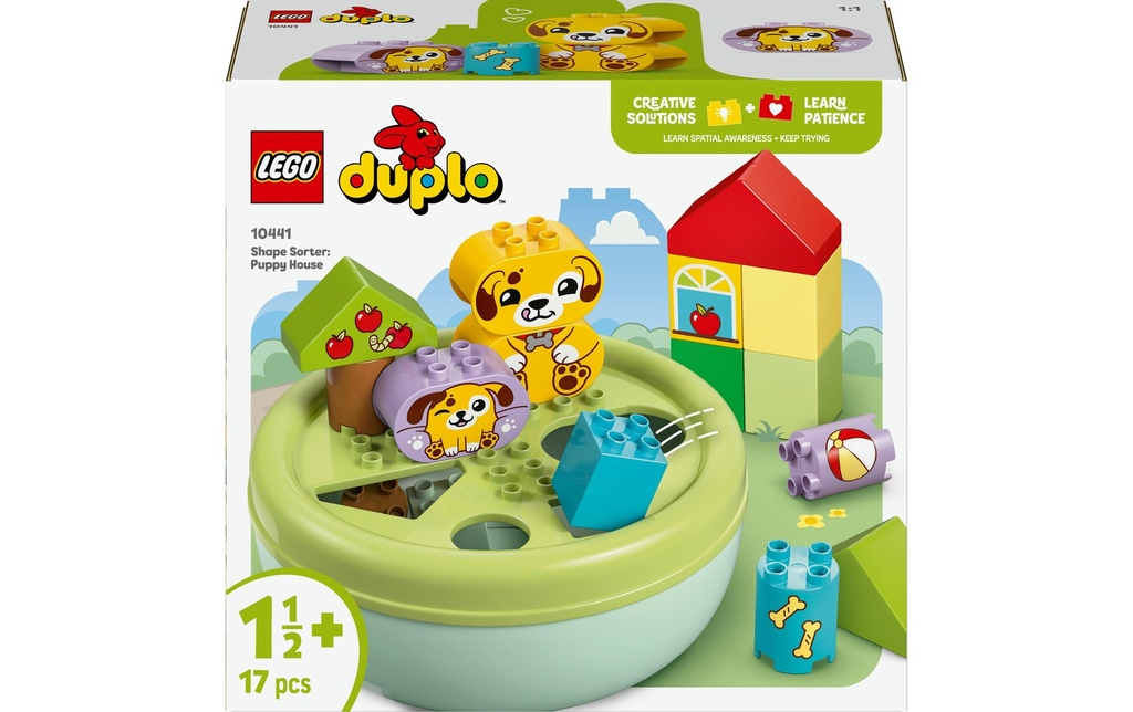 LEGO® DUPLO® Trieur de formes: maison de chiot 10441