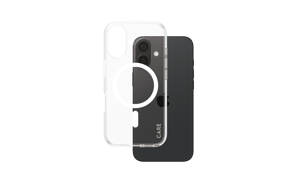 CARE Coque arrière Flagship  iPhone 16 Blanc
