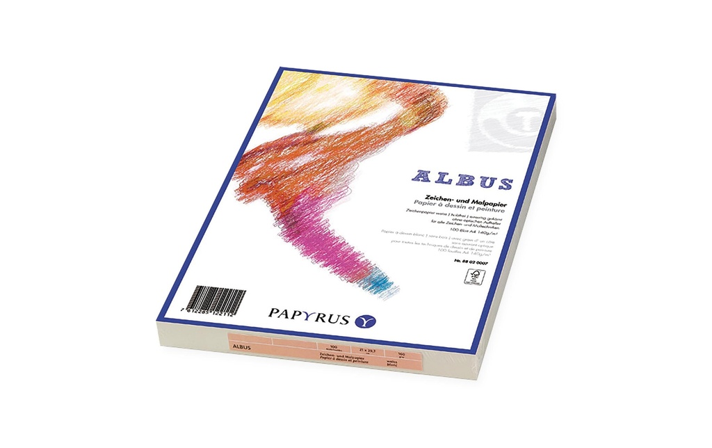 PAPYRUS Albus A2 140g blanc (100 pces)