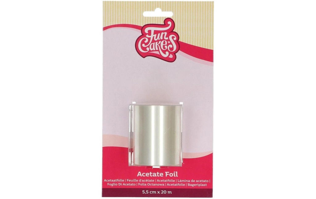 Funcakes Film pour bord de tarte 5.5 cm 1 Pièce/s, Clair