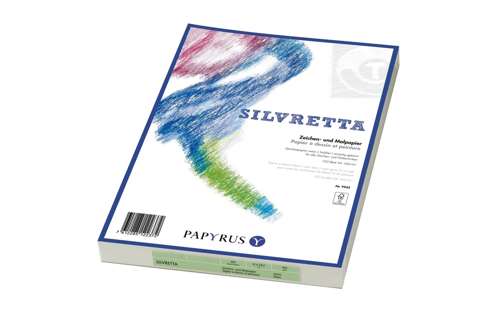 PAPYRUS Silvretta A4 160g (100 pces)
