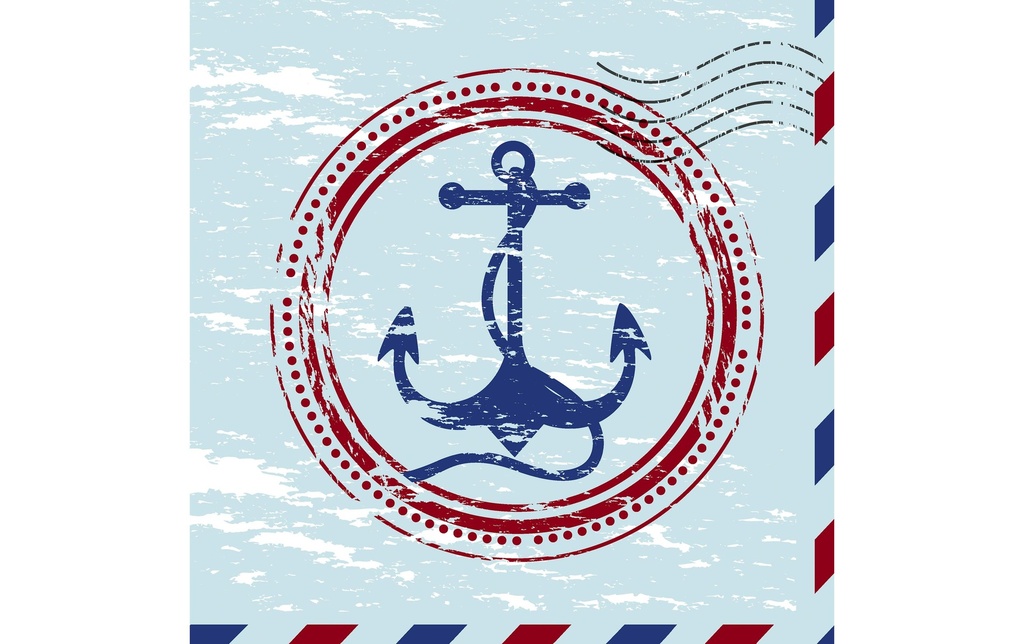 Paper + Design Serviettes en papier Anchor 33 cm x 33 cm, 20 Pièce/s