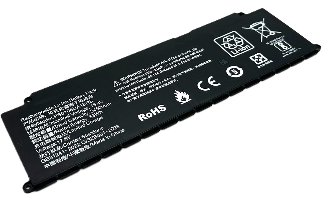 Vistaport Batterie pour Toshiba Dynabook Tecra A40-J, A50-J, Portege X40-K