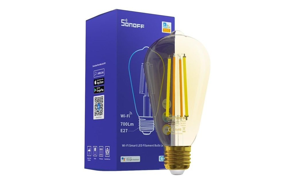 SONOFF Ampoules B02-F-ST64 1800 K-5000 K, E27