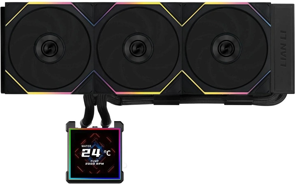 Lian Li Refroidissement à eau HydroShift II LCD-S 360TL AiO RGB, LCD-Display