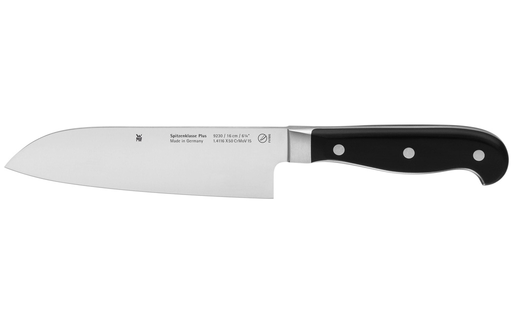 WMF Couteau santoku Top Class Plus 30 cm, Noir