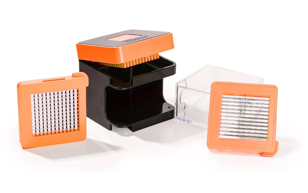Genius Coupe-oignon Nicer Dicer Spicy 4 pièces, Orange