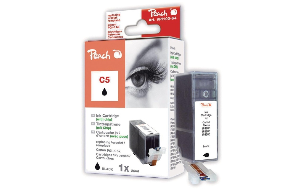 Peach Encre Canon PGI-5BK noir