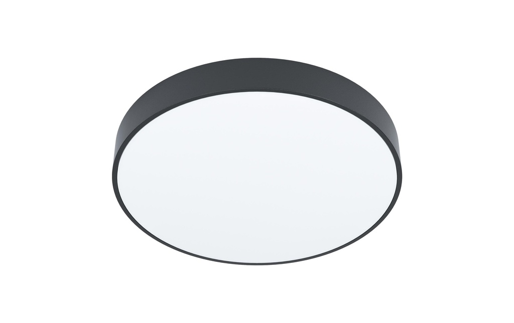 EGLO Leuchten Plafonnier ZUBIETA-A 18 W, noir/blanc