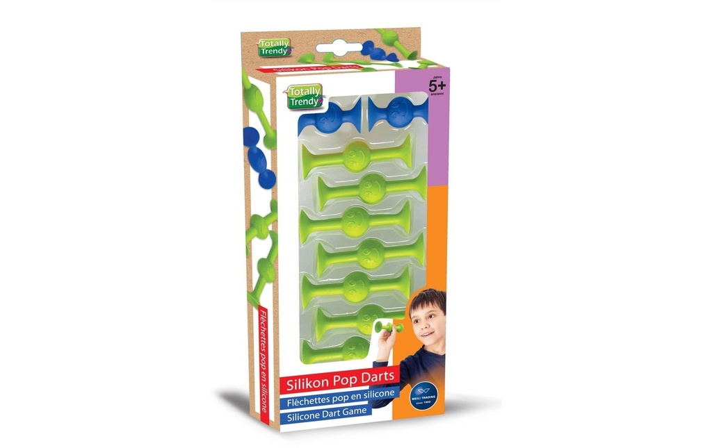 Totally Jeux pour la famille Fléchettes pop en silicone Totally Trendy