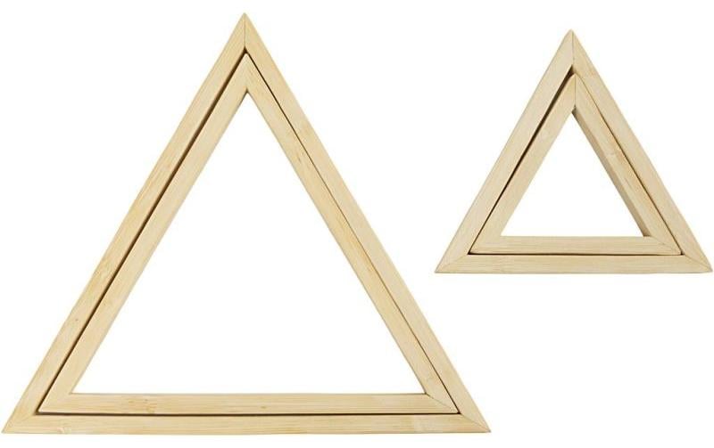Creativ Company Cercle de broderie Triangle 2 tailles