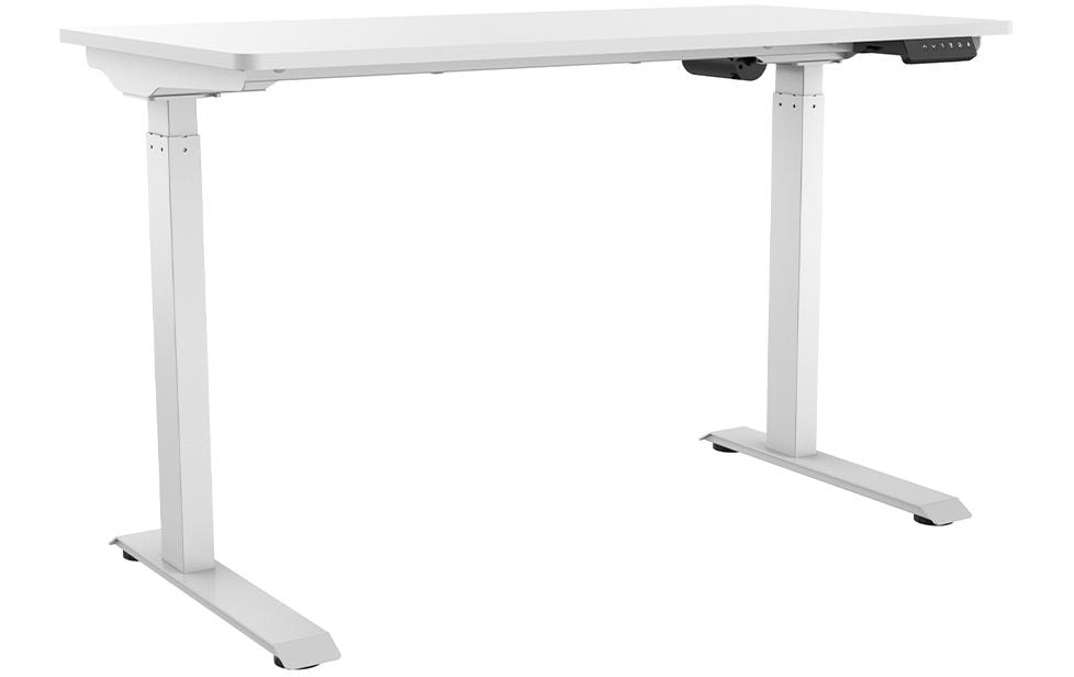 Contini Table haute 120 x 60 cm, avec plateau, blanc