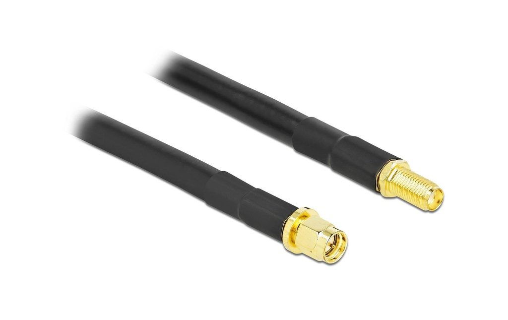 Delock Câbles d’antenne LTE/5G, LMR/CFD300 SMA à SMA, 10 m