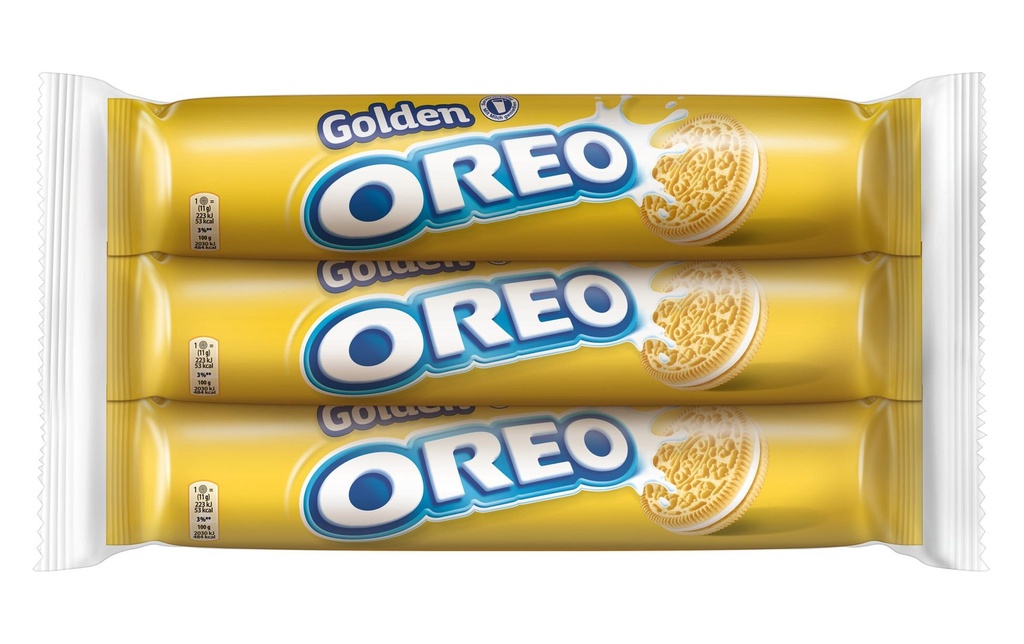 Oreo Petits gâteaux Oreo Golden 3 x 154 g