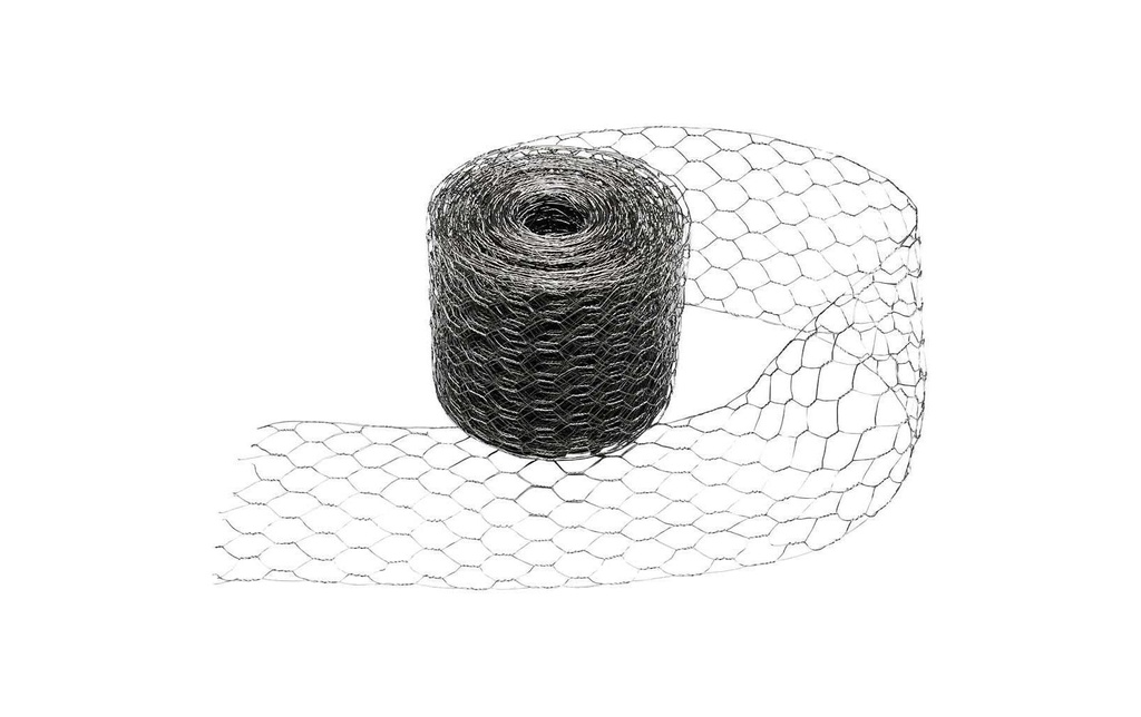 Creativ Company Grillage 13  cm x 20 m Gris