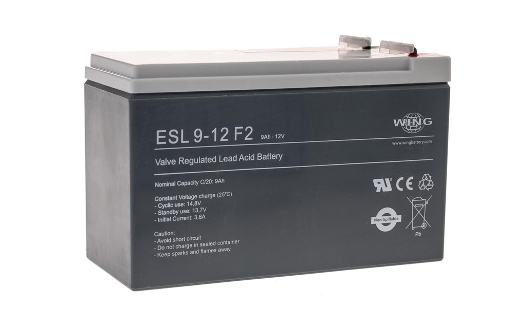 WING Batterie de rechange ESL 9-12 F2