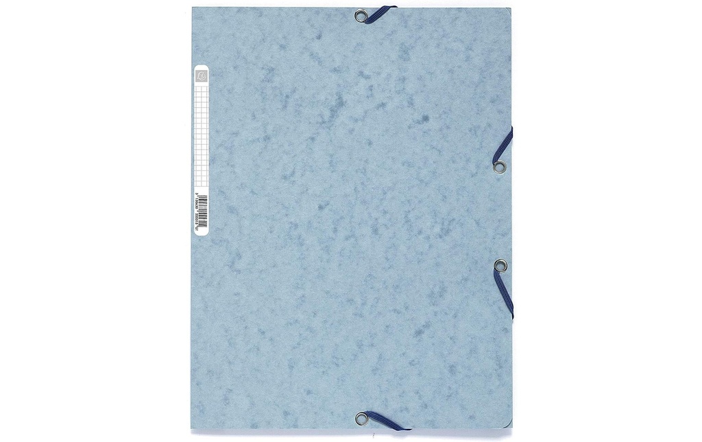 Exacompta Portfolio à ruban élastique A4 Gris clair, 250 feuilles