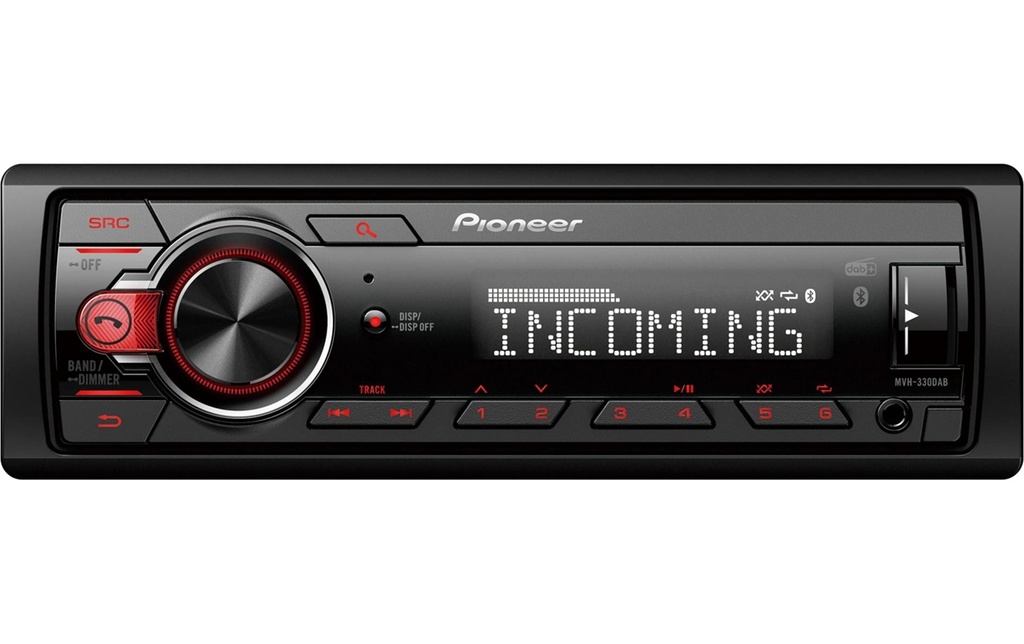 Pioneer Autoradio MVH-330DAB 1 DIN