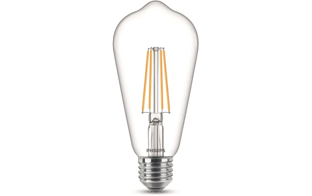 Philips Lampe LEDcla 60W E27 ST64 WW CL ND Blanc chaud (WW)