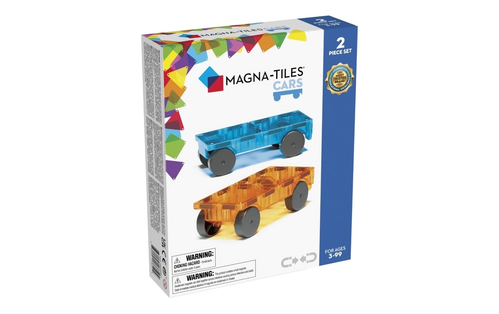 Magna-Tiles Modèle construction Cars 2-Piece Expansion Set