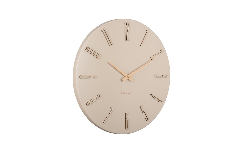 KARLSSON Horloge murale Esmerado 40 cm, Off White